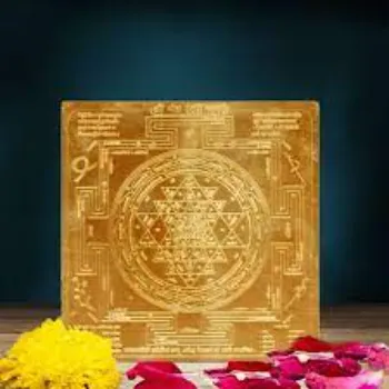 Golden Brass shree Statue